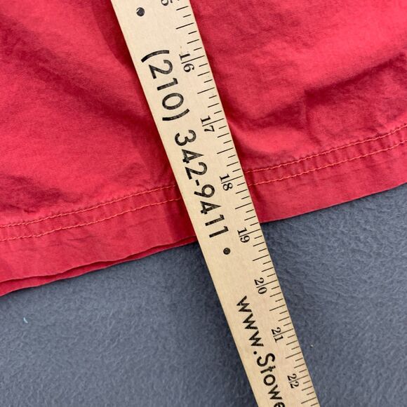 Columbia Washed Out Shorts Mens Size 34 Inseam 10L Red Flat Front Chino Cotton - Picture 4 of 12